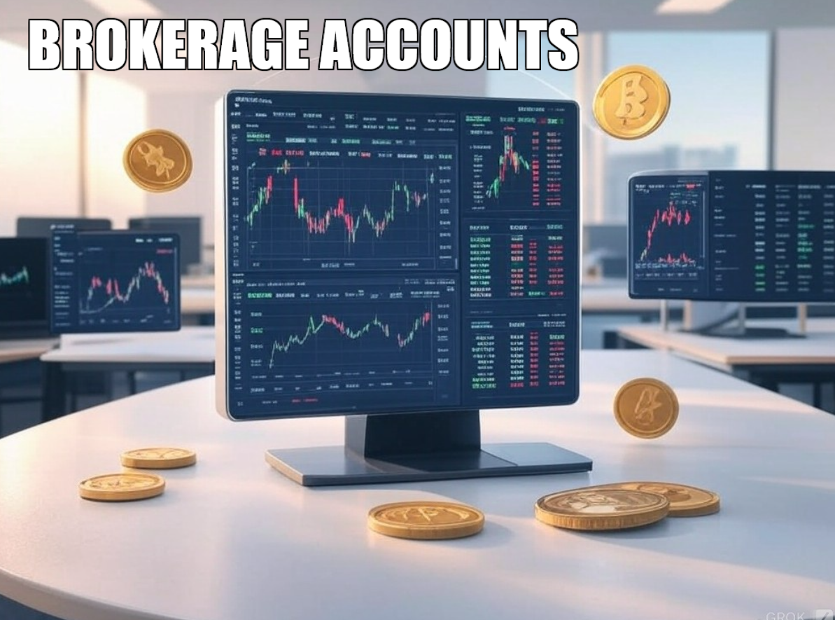 Brokerage Accounts for Trading Stocks or Crypto