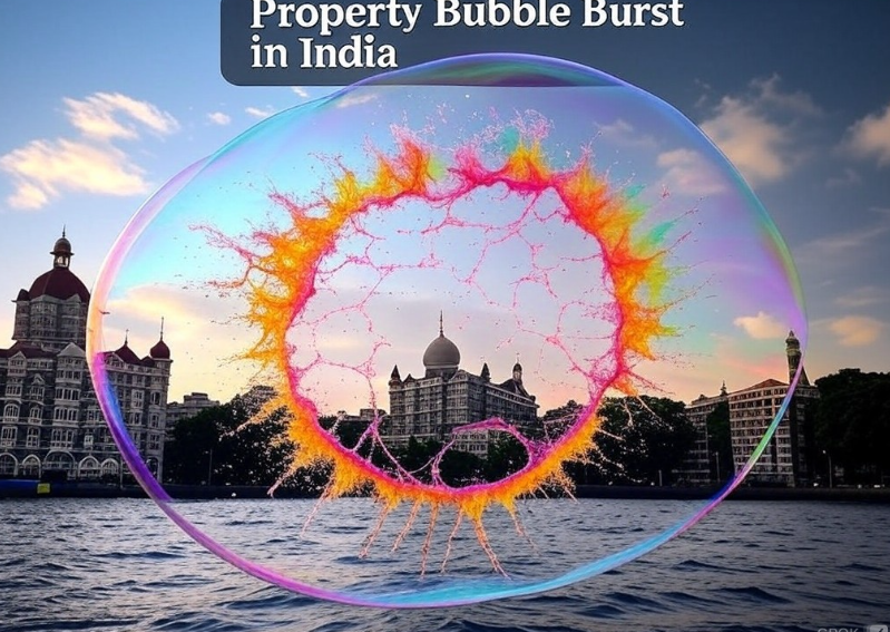 when will property bubble in India burst