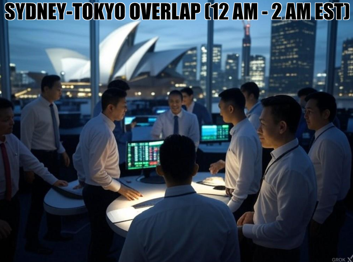 Sydney-Tokyo Overlap