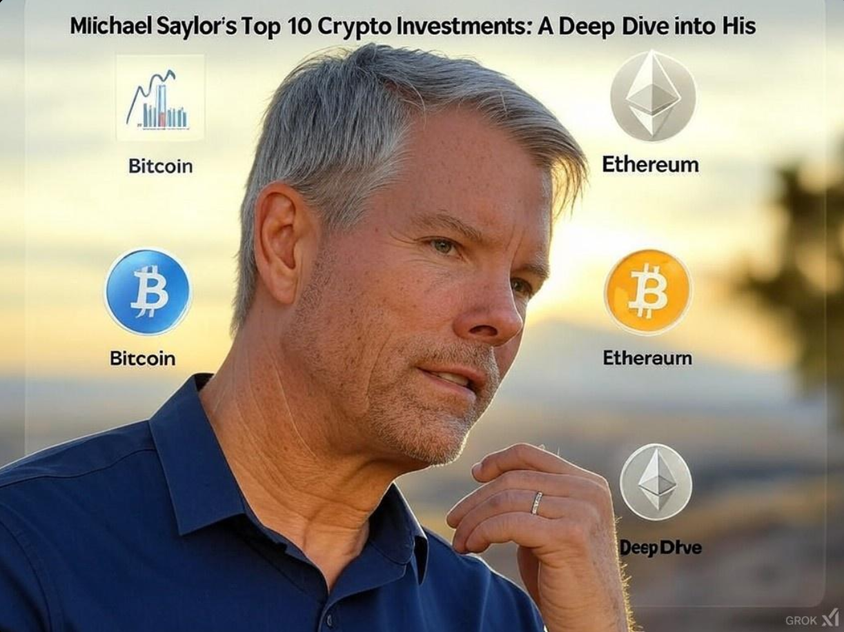 Top 10 Crypto Investments by Michael Saylor